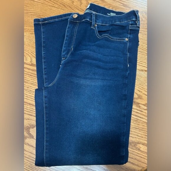 Nicole Miller NWOT Soho Dark Blue Skinny Jeans Size 14 - Picture 3 of 9